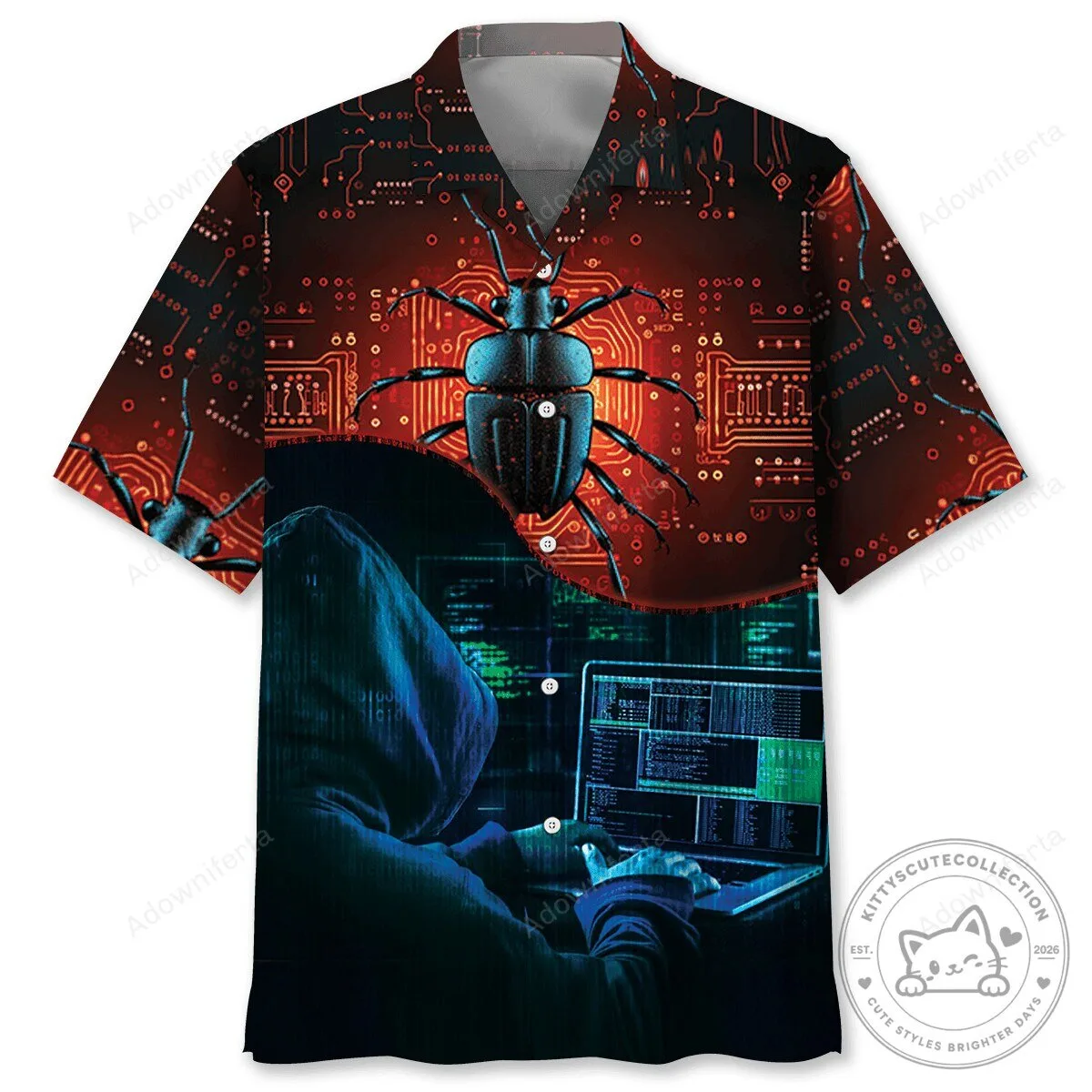 Can't Fix Bug Programmer Hawaiian Shirt