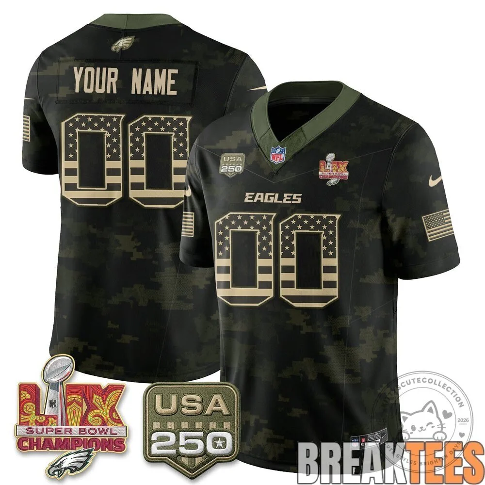 Philadelphia Eagles Salute To Service Camouflage Football Jersey 9 Philadelphia Eagles Salute To Service Camouflage Football Jersey