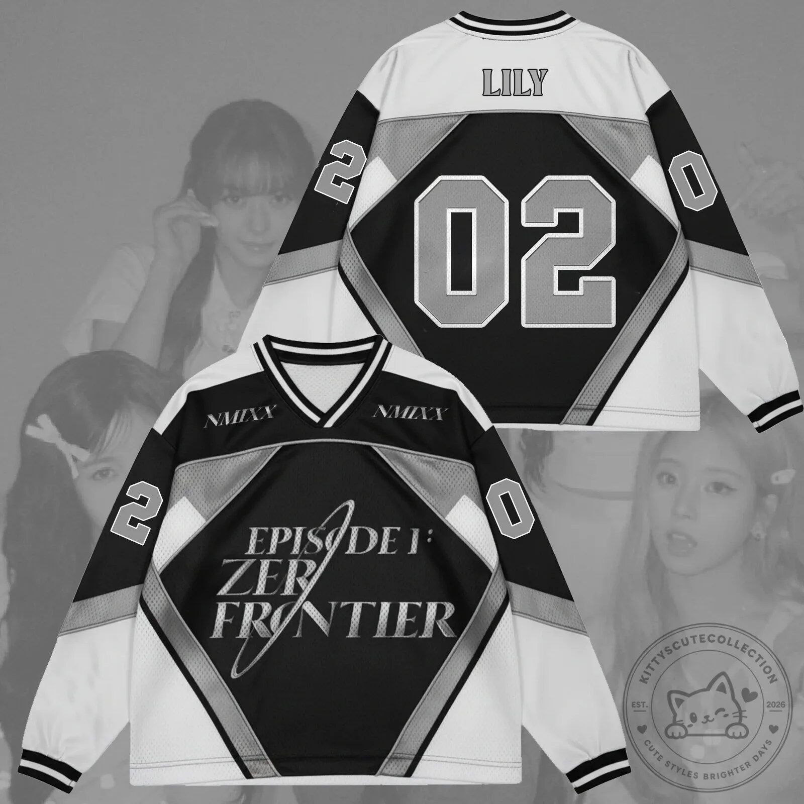 NMIXX Episode 1 Zero Frontier World Tour Lily 02 Hockey Jersey