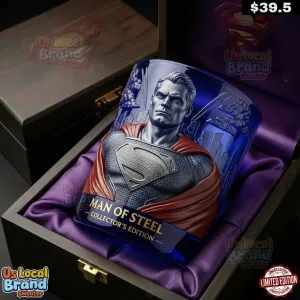 Collector's Edition Drinking Glass for Superman Man Of Steel
