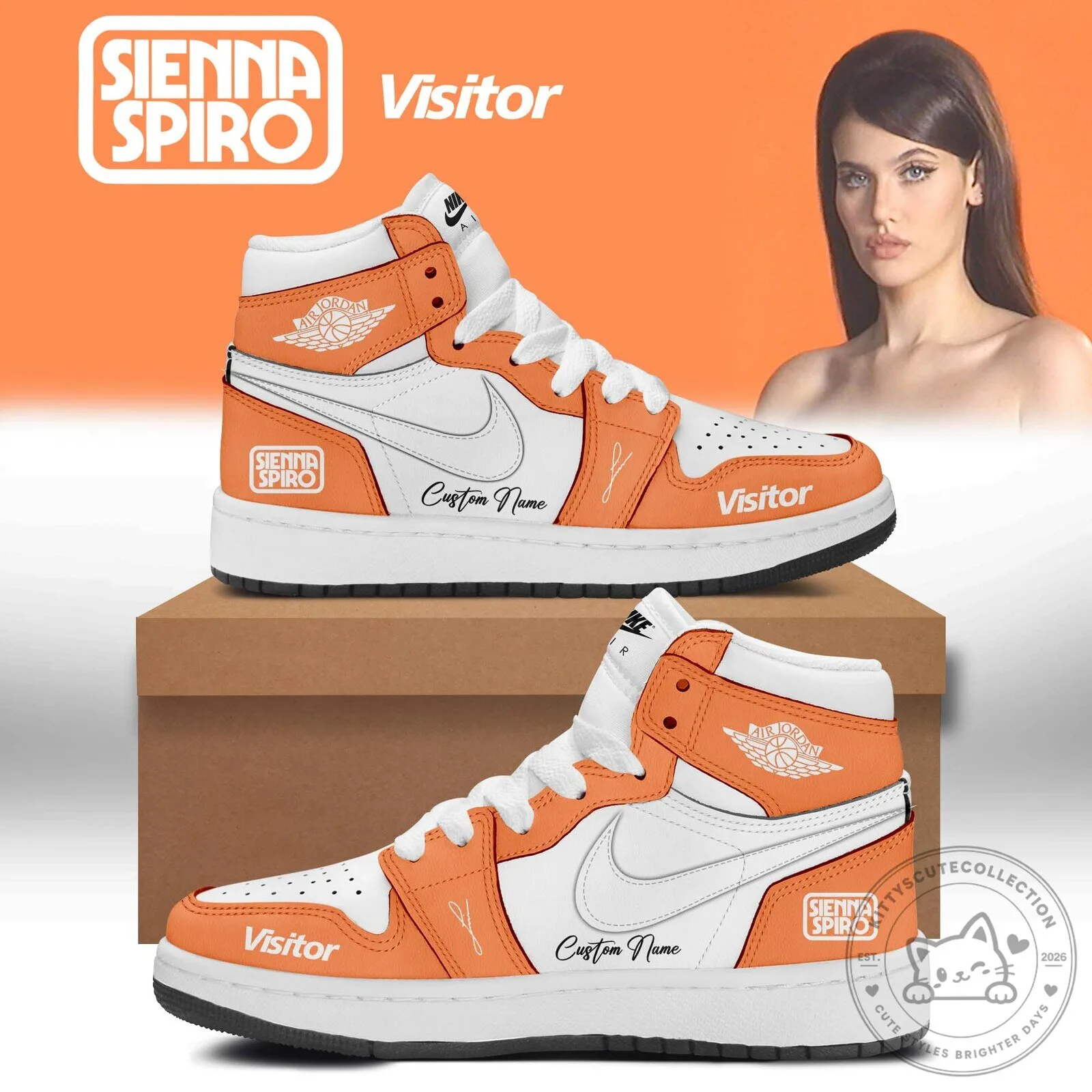 Limited Edition Signature SIENNA SPIRO “VISITOR” Album 2026 – Shoes Size 2-4
