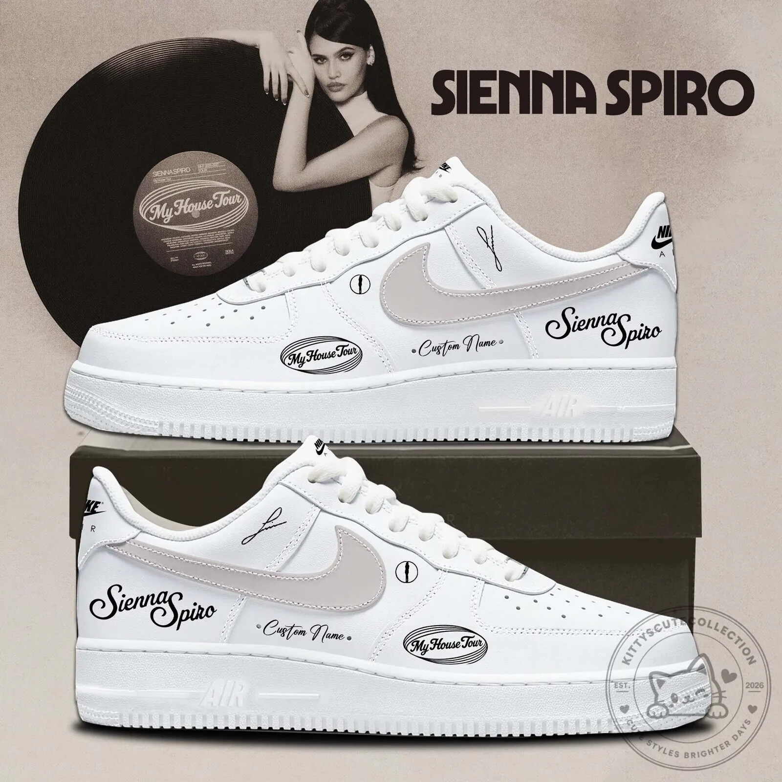 ,,,SIENNA SPIRO “My House Tour” 2026 Limited Edition Signature – Shoes 1-3