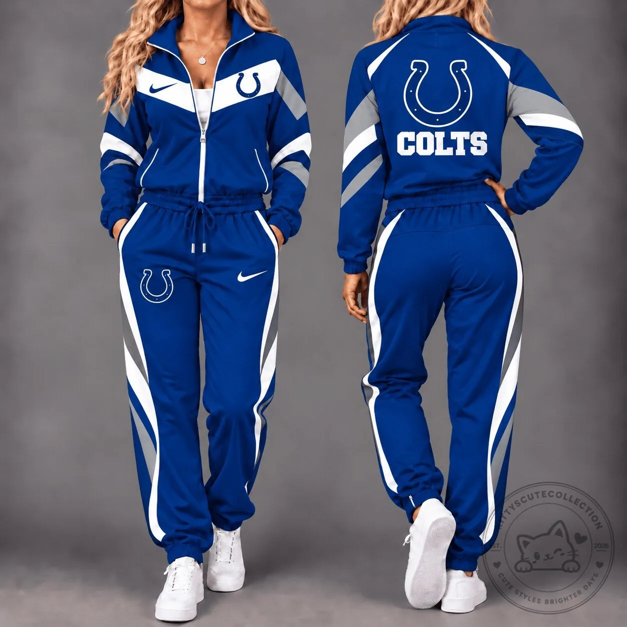Indianapolis Colts Nike Inspired Full Zip Tracksuit