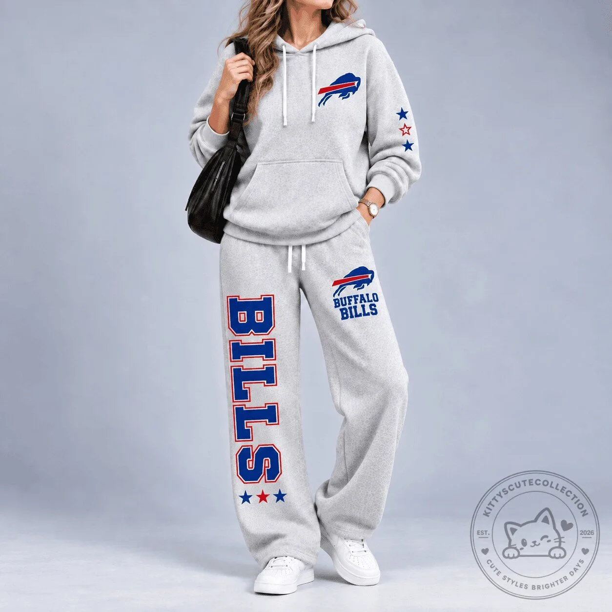 Buffalo Bills National Football League Team Logo Hoodie and Pants Set