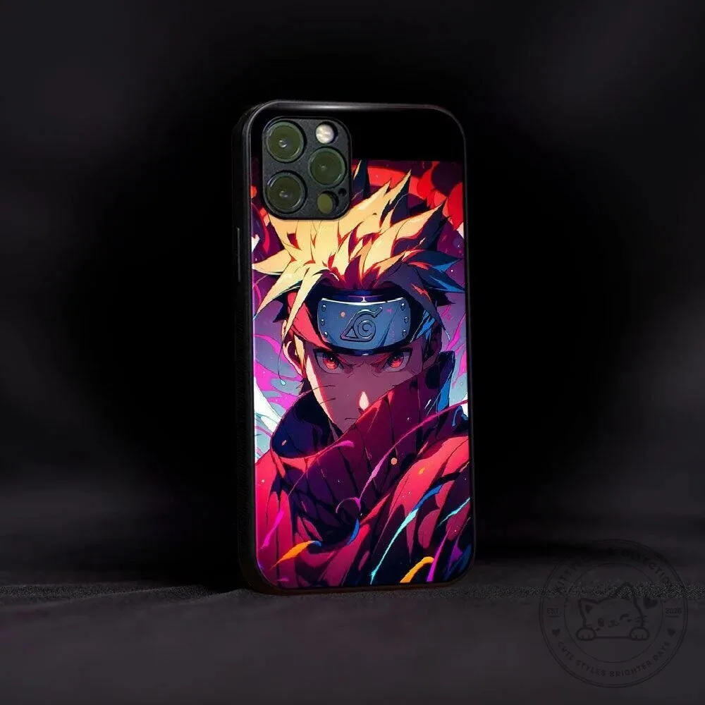 Naruto Uzumaki Anime Character Art Phone Case for iPhone 15 Pro Max