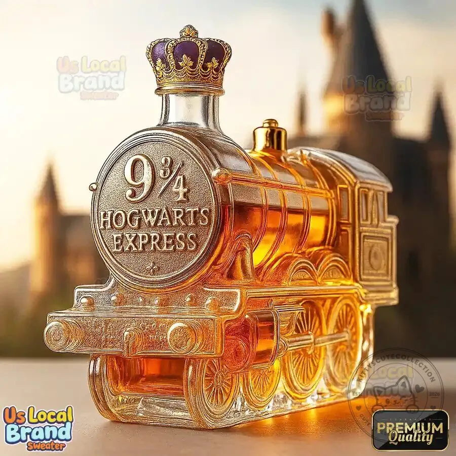Hogwarts Express Train Shaped Whiskey Decanter with Crown Stopper 5 Hogwarts Express Train Shaped Whiskey Decanter with Crown Stopper