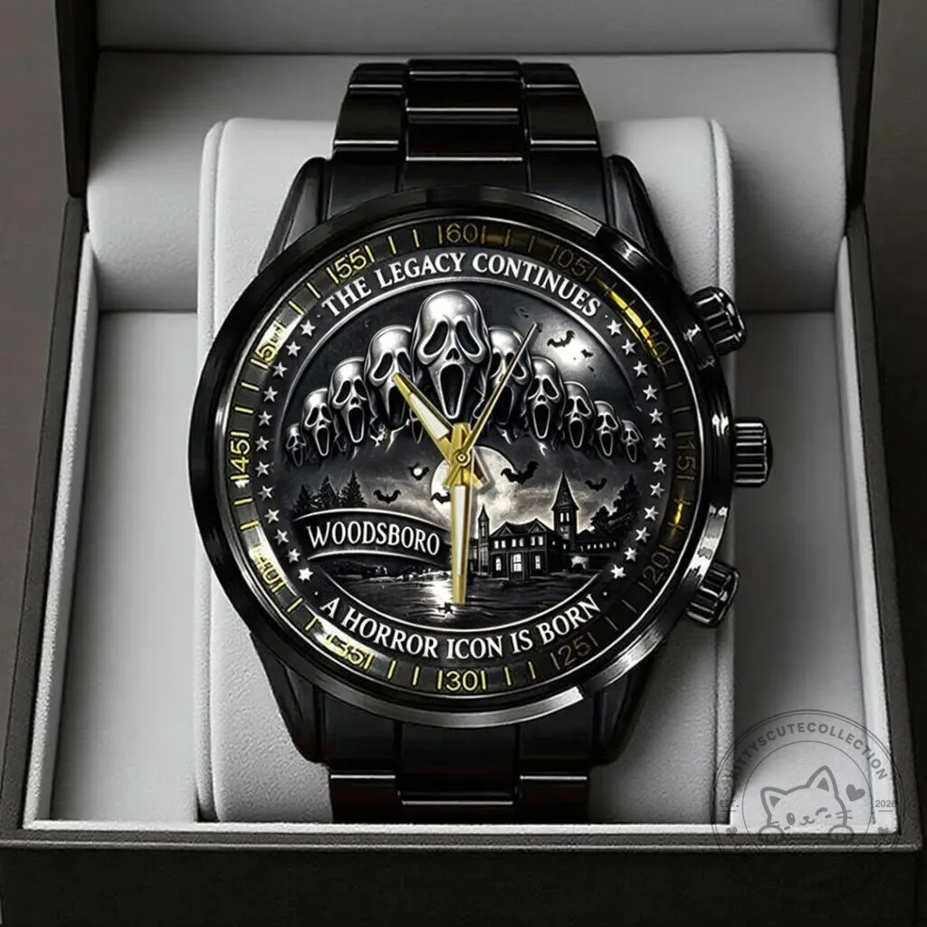 Scream Woodsboro Horror Icon Stainless Steel Watch 11 Scream Woodsboro Horror Icon Stainless Steel Watch