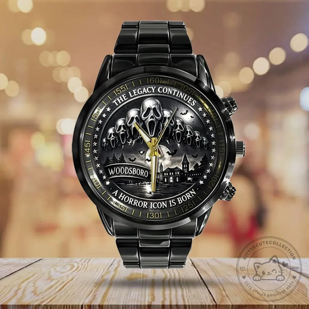 Scream Woodsboro Horror Icon Stainless Steel Watch 12 Scream Woodsboro Horror Icon Stainless Steel Watch