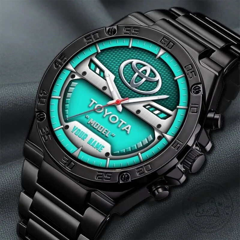 Toyota Custom Name Elegant Fashion Design Black Watch 13 Toyota Custom Name Elegant Fashion Design Black Watch