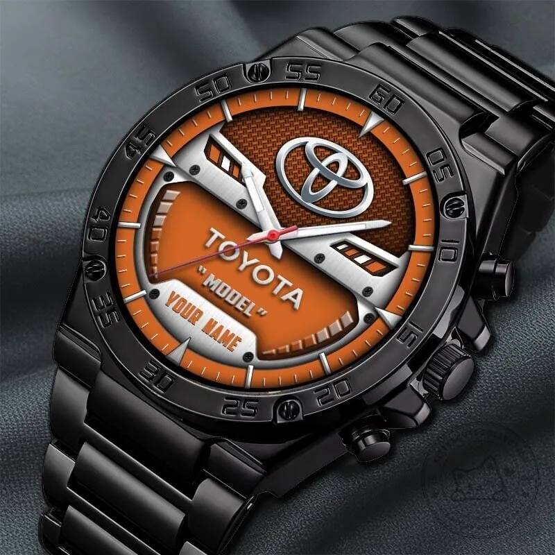 Toyota Custom Name Elegant Fashion Design Black Watch 16 Toyota Custom Name Elegant Fashion Design Black Watch
