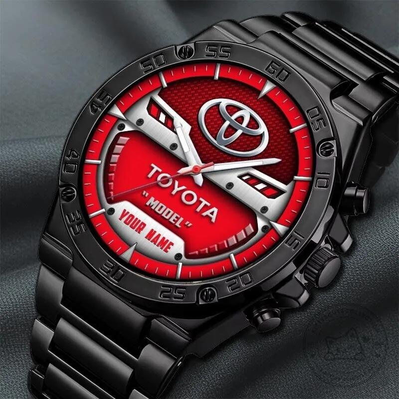 Toyota Custom Name Elegant Fashion Design Black Watch 17 Toyota Custom Name Elegant Fashion Design Black Watch