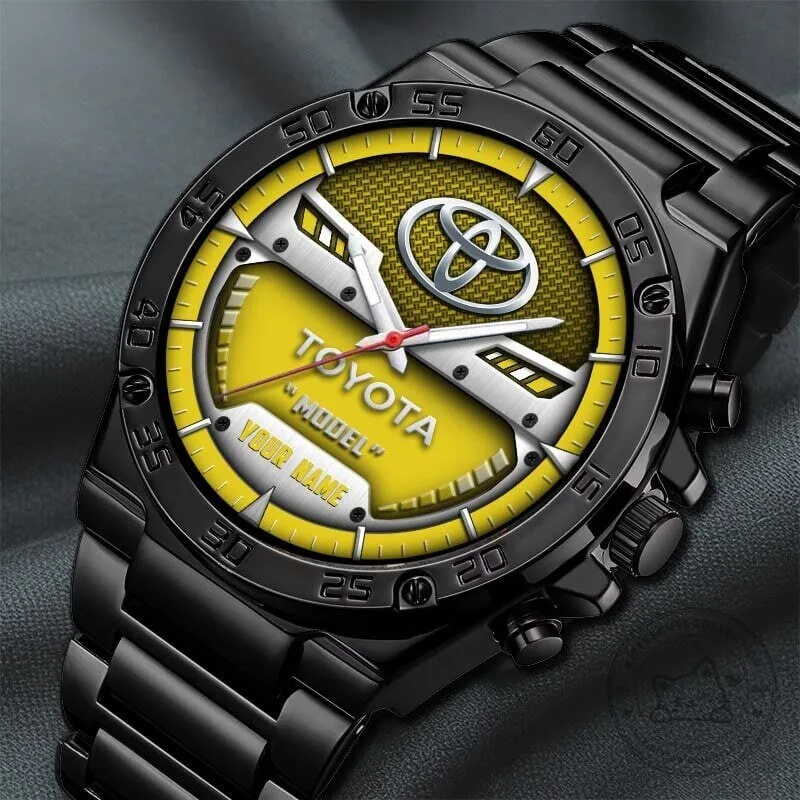 Toyota Custom Name Elegant Fashion Design Black Watch 18 Toyota Custom Name Elegant Fashion Design Black Watch