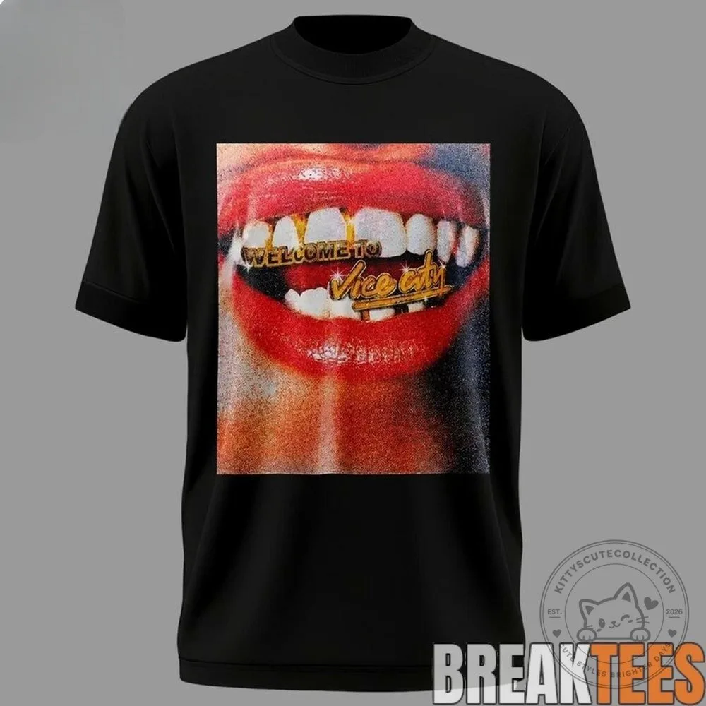 Welcome To Vice City Grand Theft Auto 6 Video Game Black T-Shirt 6 Welcome To Vice City Grand Theft Auto 6 Video Game Black T-Shirt