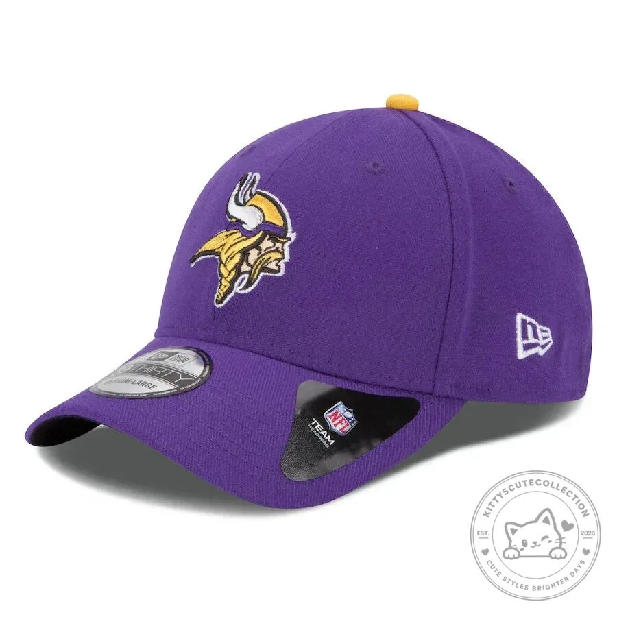 Minnesota Vikings NFL Football Team Purple Logo Adjustable Cap Hat