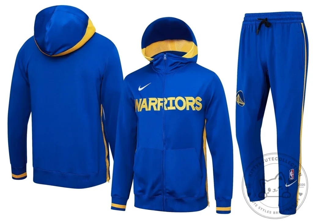 Golden State Warriors Nike Royal Blue Therma Flex Showtime Full-Zip Hoodie Golden State Warriors Nike Royal Blue Therma Flex Showtime Full-Zip Hoodie
