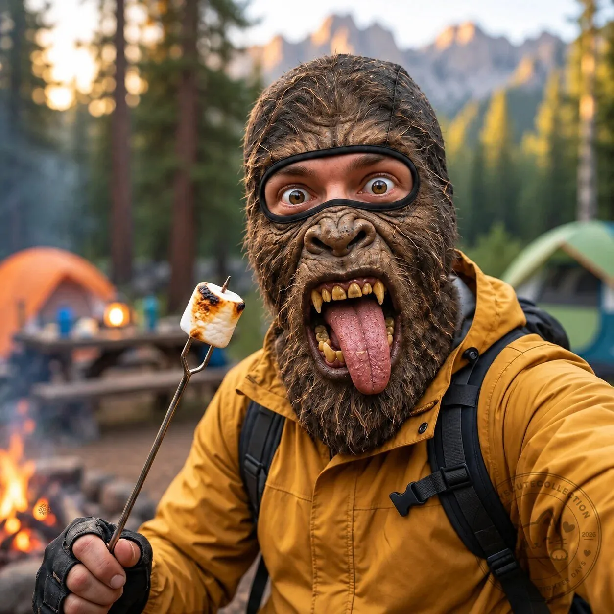 Bigfoot Sasquatch Monster Creature Full Face Mask Halloween Costume Accessory 10 Bigfoot Sasquatch Monster Creature Full Face Mask Halloween Costume Accessory
