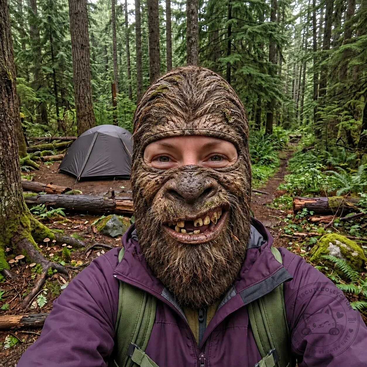 Bigfoot Sasquatch Monster Creature Full Face Mask Halloween Costume Accessory 14 Bigfoot Sasquatch Monster Creature Full Face Mask Halloween Costume Accessory