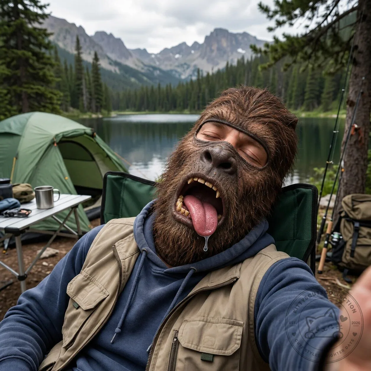 Bigfoot Sasquatch Monster Creature Full Face Mask Halloween Costume Accessory 15 Bigfoot Sasquatch Monster Creature Full Face Mask Halloween Costume Accessory