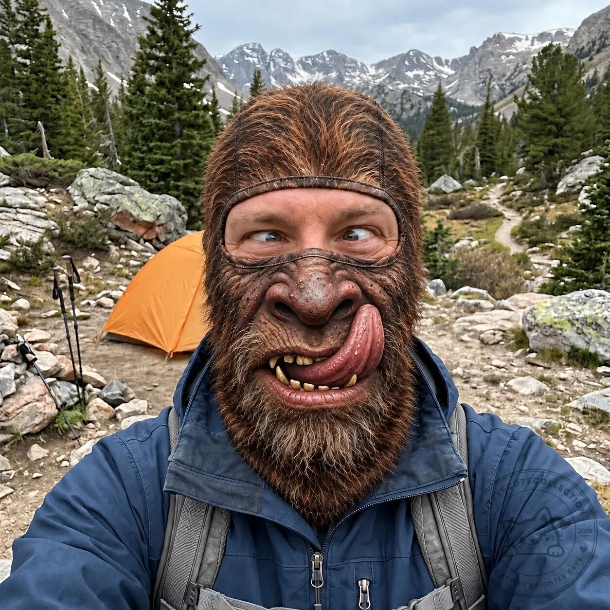 Bigfoot Sasquatch Monster Creature Full Face Mask Halloween Costume Accessory 16 Bigfoot Sasquatch Monster Creature Full Face Mask Halloween Costume Accessory