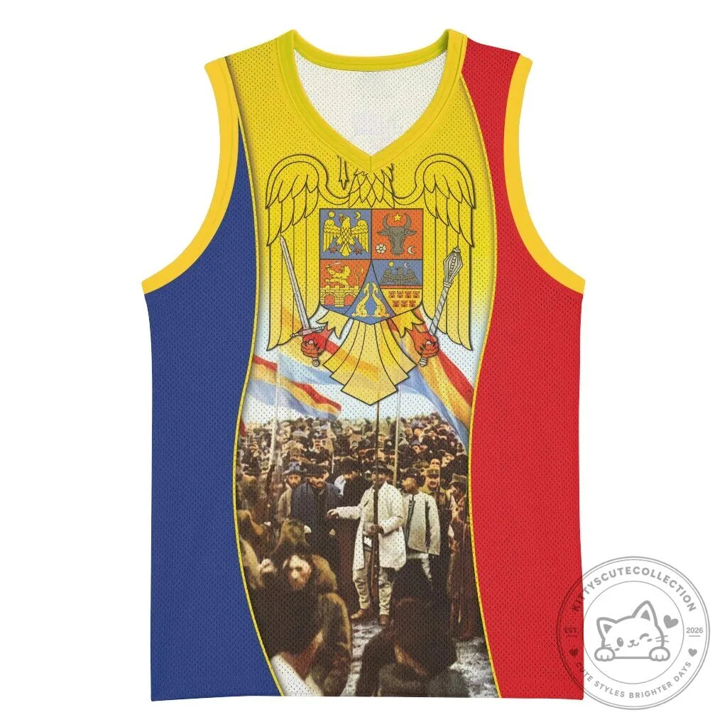 Romania Great Union Day Basketball Jersey Alba Iulia Great National Assembly