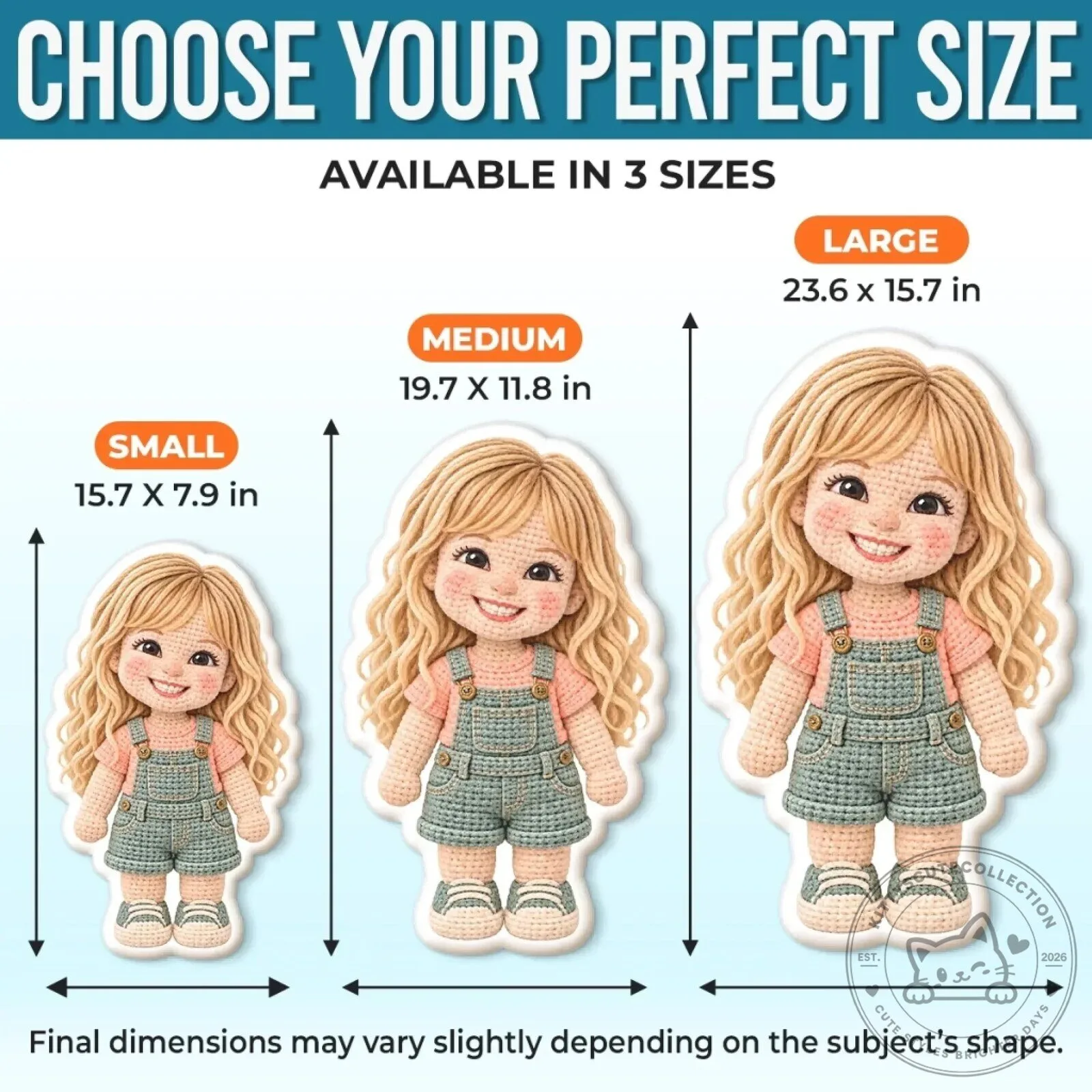 Personalized Crochet Style Kids Photo Shaped Pillow 12 Personalized Crochet Style Kids Photo Shaped Pillow