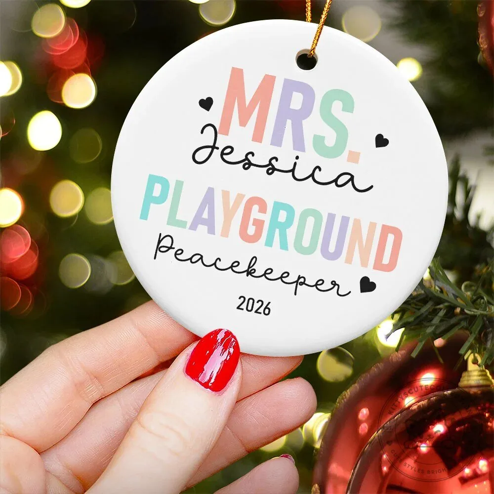 Personalized Teacher Appreciation Gift Chaos Coordinator Tiny Human Tamer Ornament 11 Personalized Teacher Appreciation Gift Chaos Coordinator Tiny Human Tamer Ornament