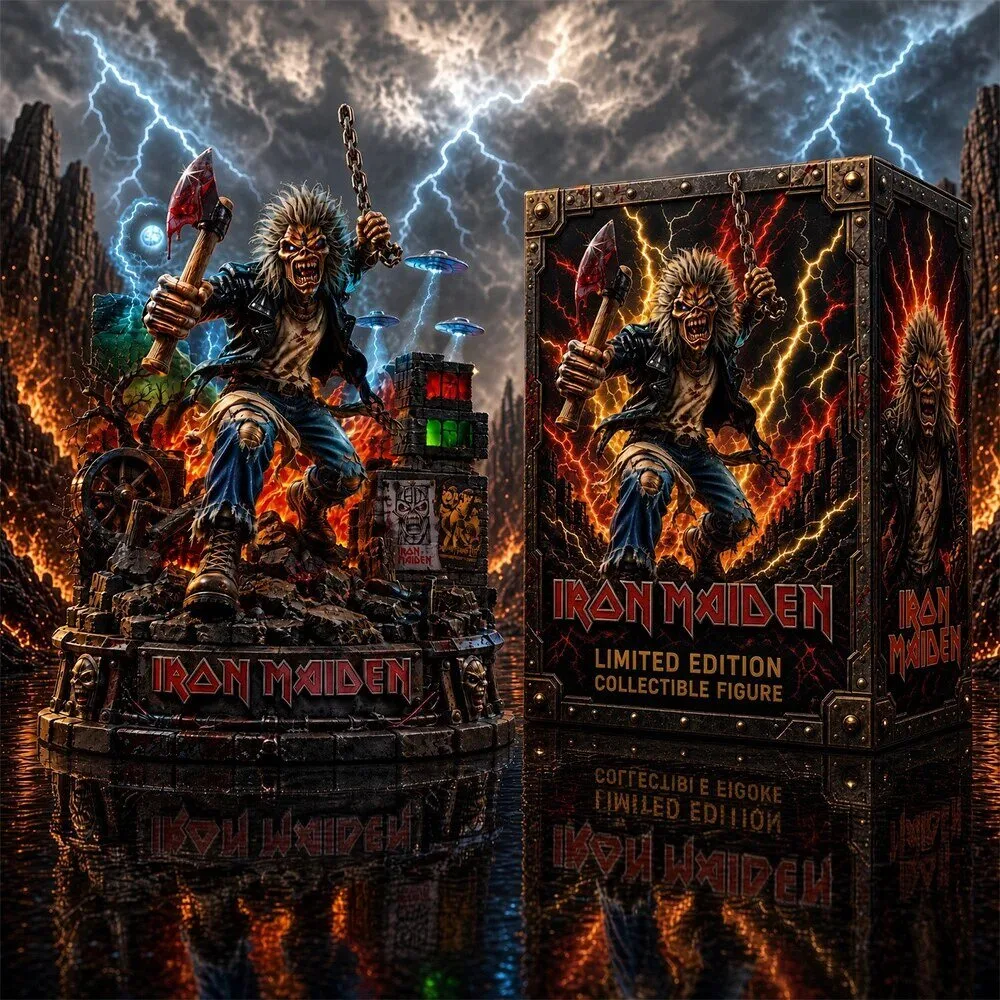 Iron Maiden Eddie The Trooper Limited Edition Collectible Figure Statue