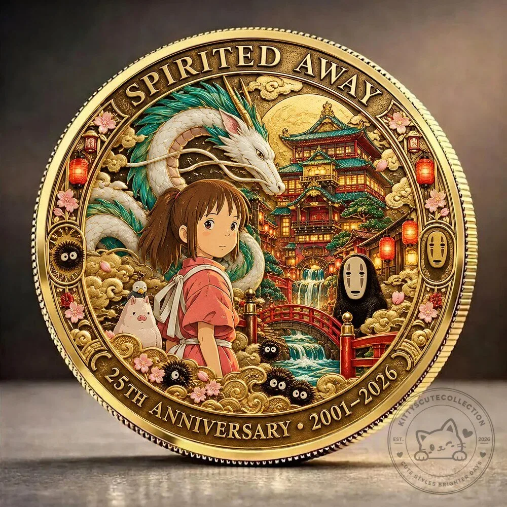 Spirited Away 25th Anniversary Commemorative Coin Studio Ghibli Collectible