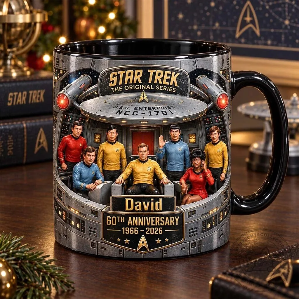 Star Trek Original Series USS Enterprise Personalized Coffee Mug