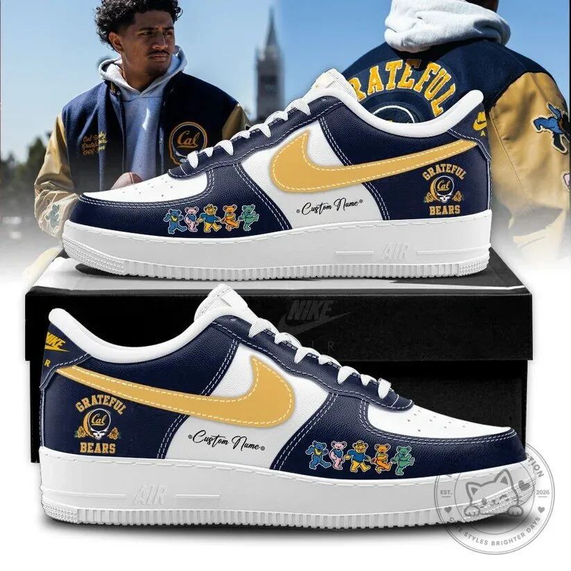 California Golden Bears Grateful Dead Football Team Sneakers