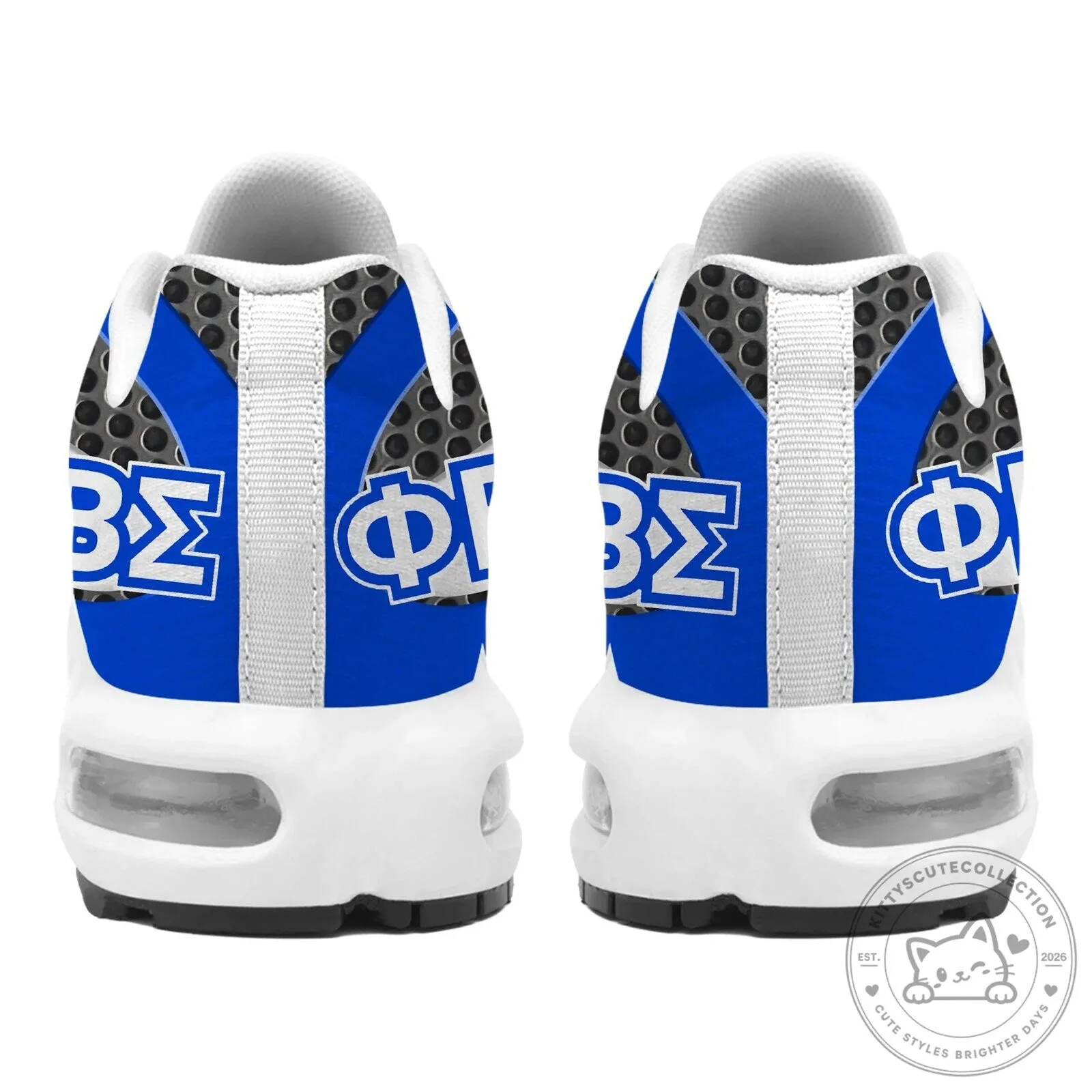 Royal Blue and White Athletic Shoes for Phi Beta Sigma Fraternity 10 Royal Blue and White Athletic Shoes for Phi Beta Sigma Fraternity