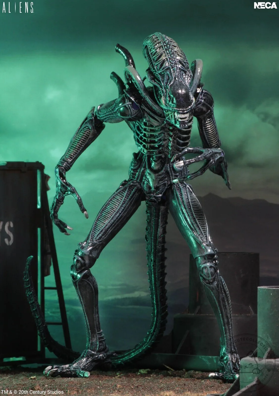 Aliens Ultimate Blue Warrior Xenomorph Collectible Action Figure
