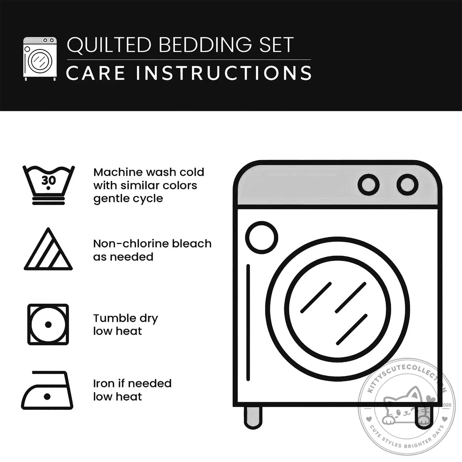 Cat Neighborhood Patchwork Quilted Bedding Set 12 Cat Neighborhood Patchwork Quilted Bedding Set