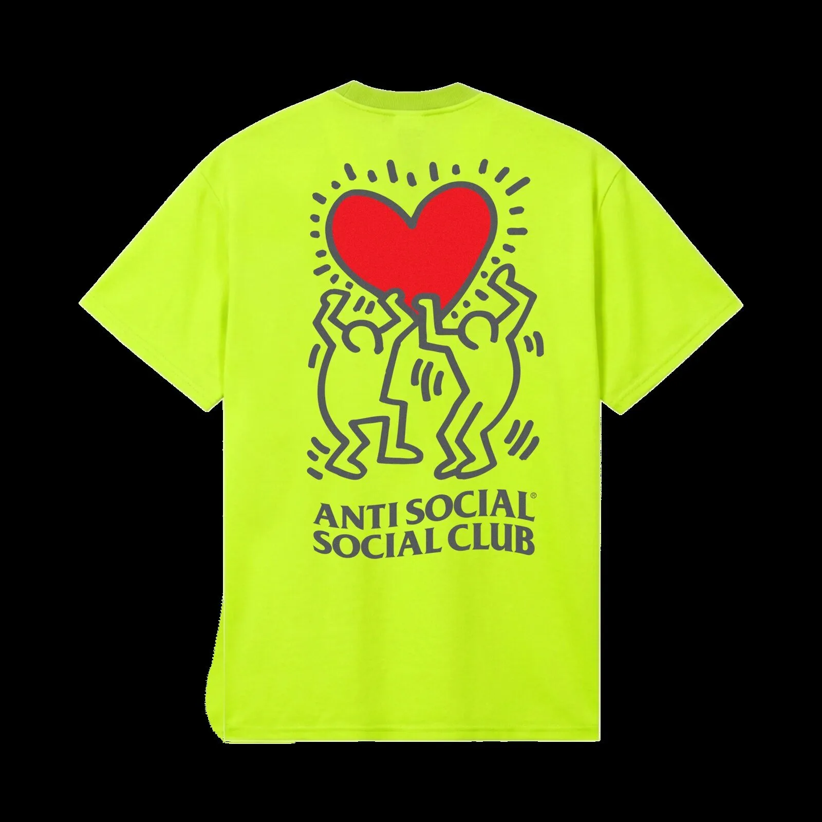 Anti Social Social Club Keith Haring I Still Love Heart Graphic T-Shirt