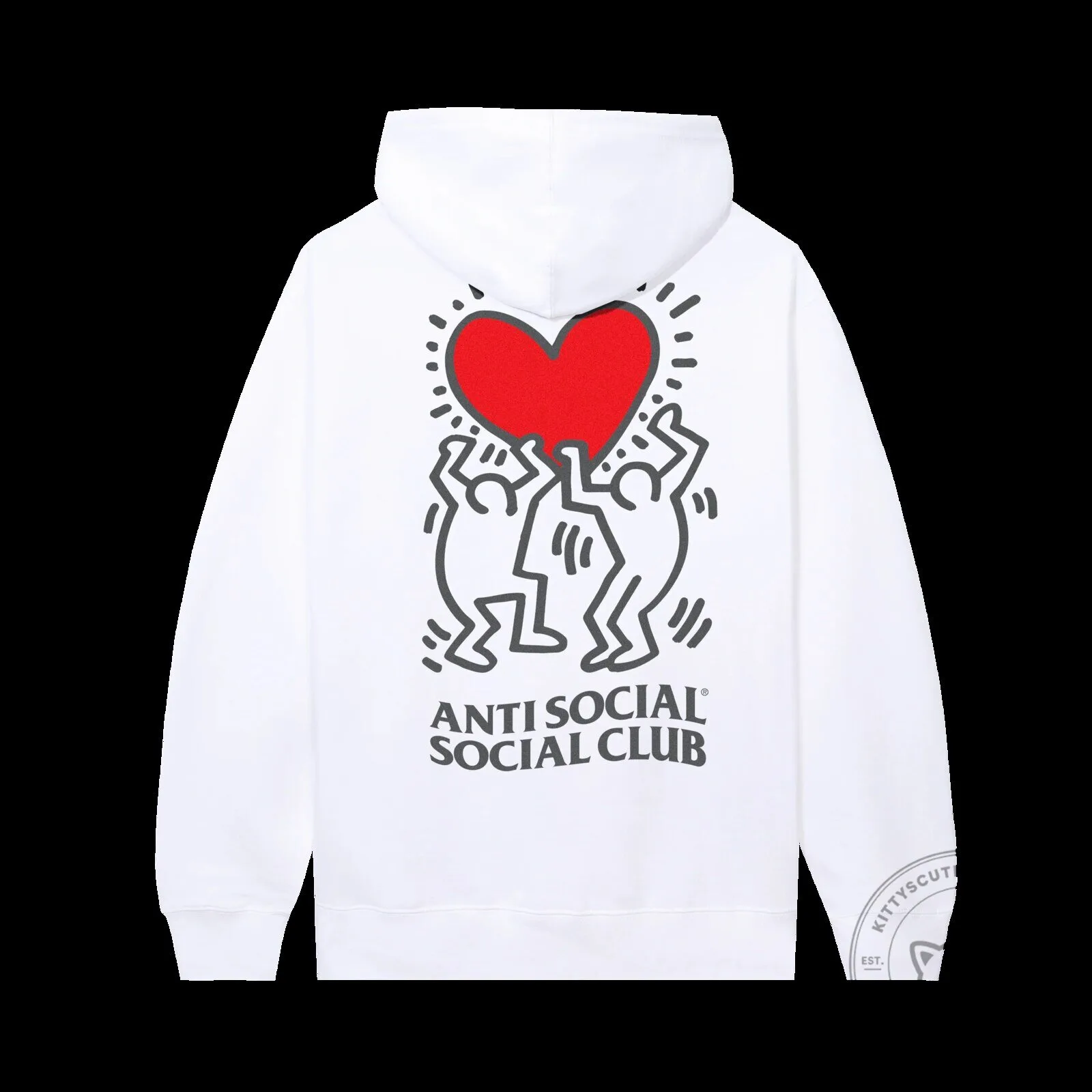 Anti Social Social Club Keith Haring I Still Love Hoodie 2 Anti Social Social Club Keith Haring I Still Love Hoodie