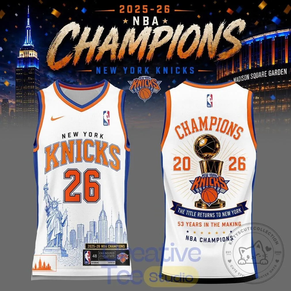 2026 NBA Champions Jersey for New York Knicks Basketball Fans 5 2026 NBA Champions Jersey for New York Knicks Basketball Fans