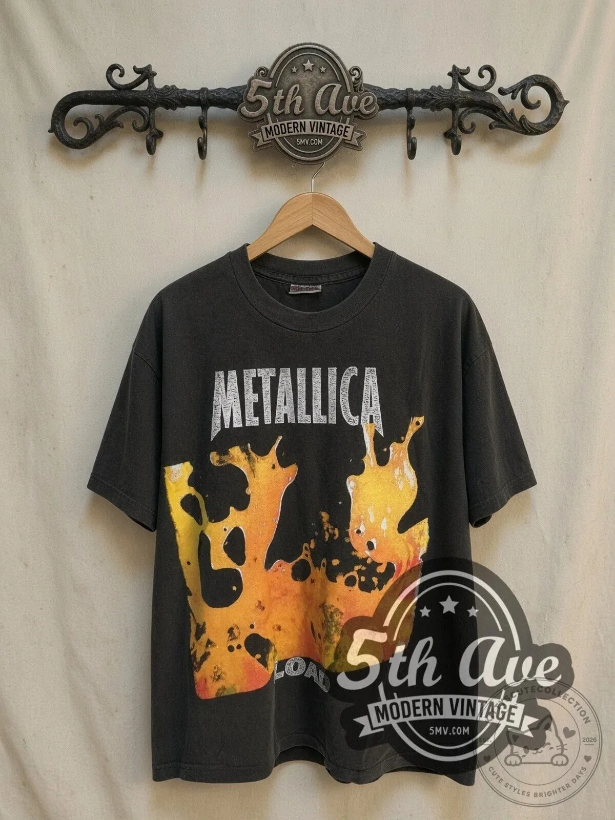 Metallica Load Album Cover Art Vintage Style Graphic Band Music T-Shirt
