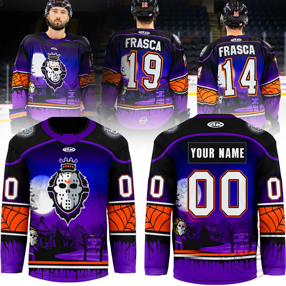 Jason Voorhees Halloween Night Horror Movie Hockey Jersey 3 Jason Voorhees Halloween Night Horror Movie Hockey Jersey