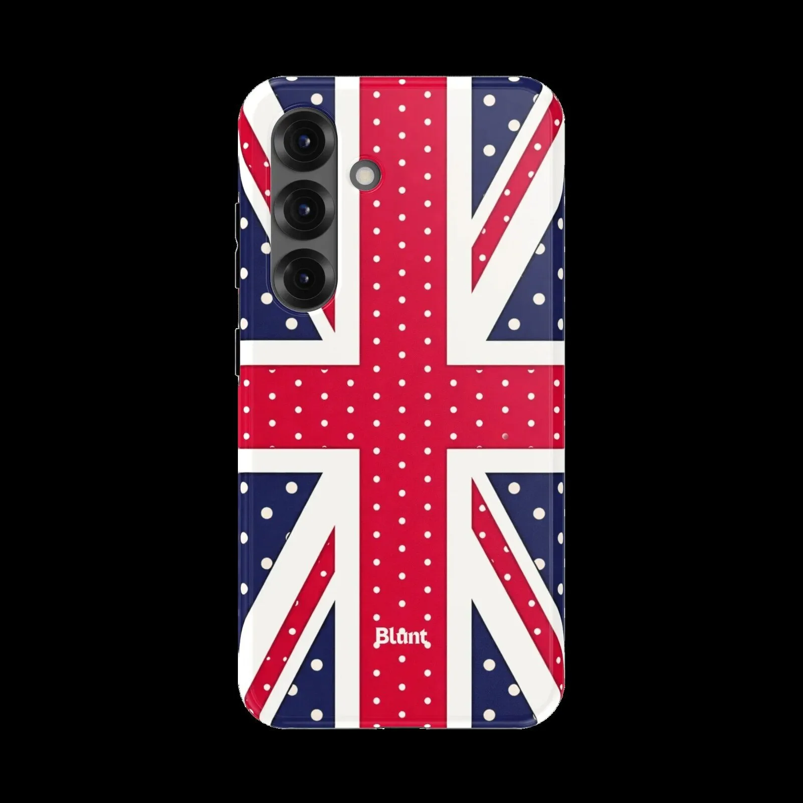 United Kingdom Flag Polka Dot Design Samsung Galaxy Phone Case