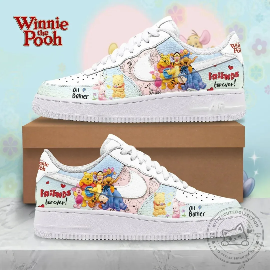 Winnie the Pooh and Friends Forever Oh Bother Custom Sneakers