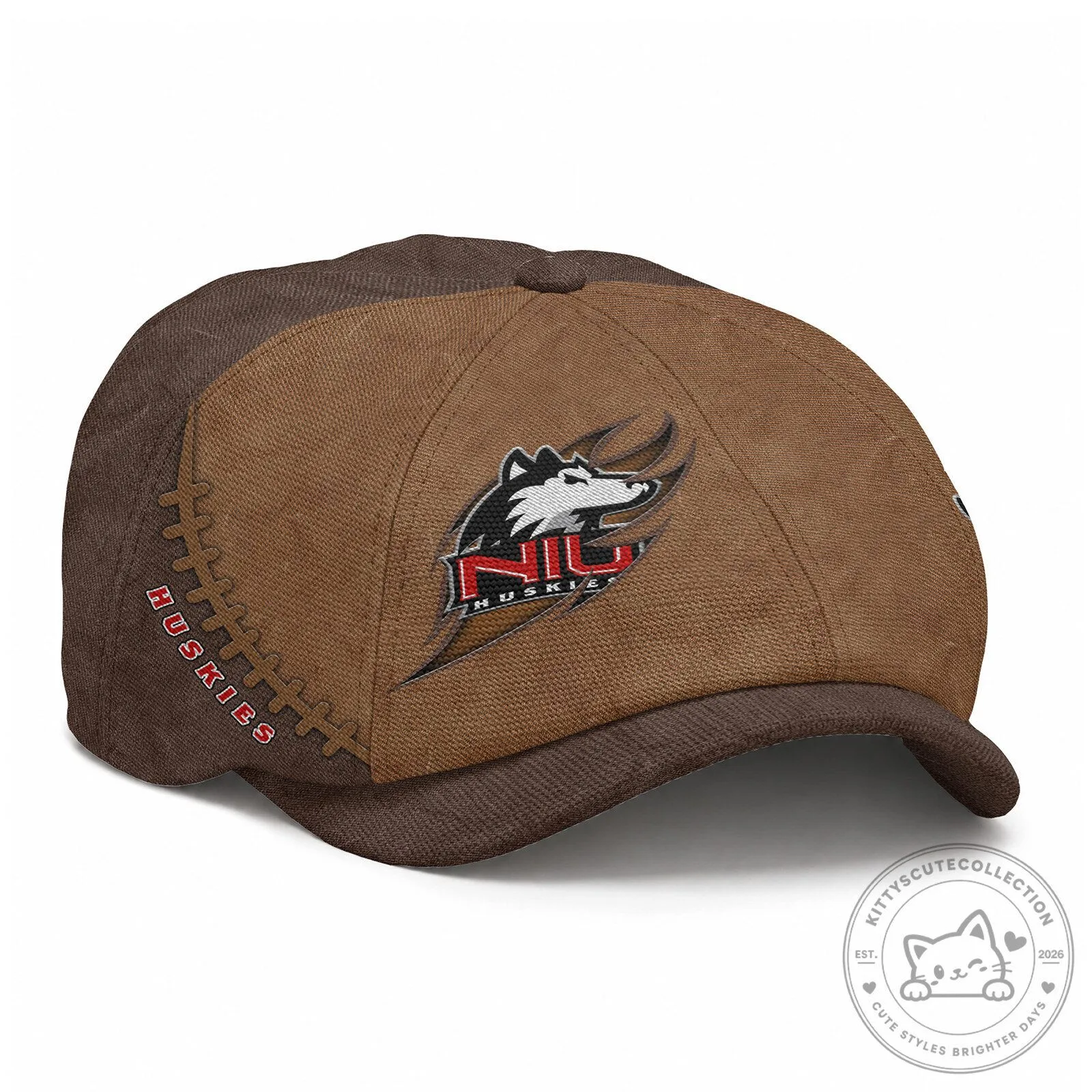 Northern Illinois Huskies NCAA Football Team Newsboy Cap