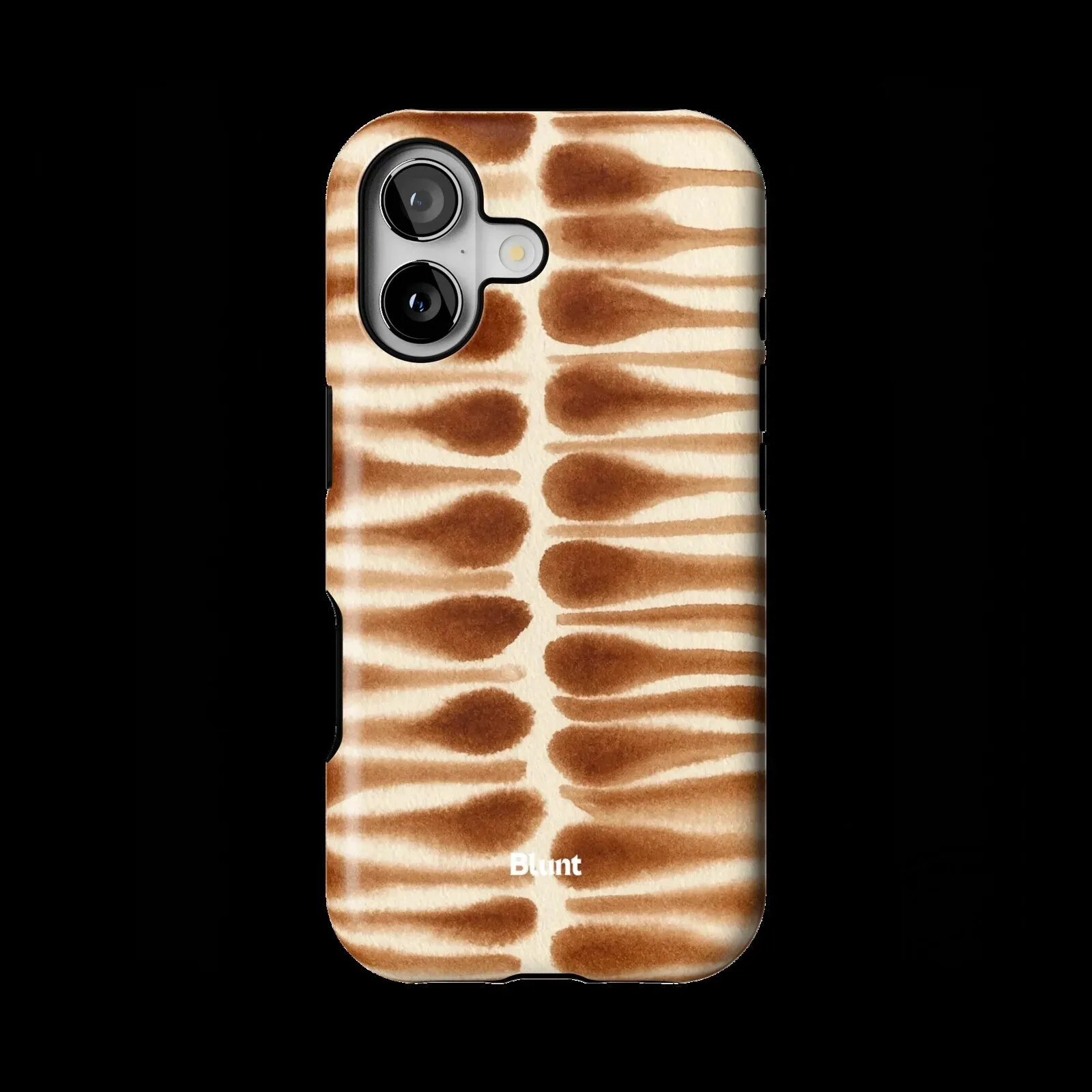 Brown Tie-Dye Pattern iPhone Case for Apple Smartphone Protection